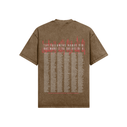 JUSTICE FOR GAZA - OVERSIZED TEE